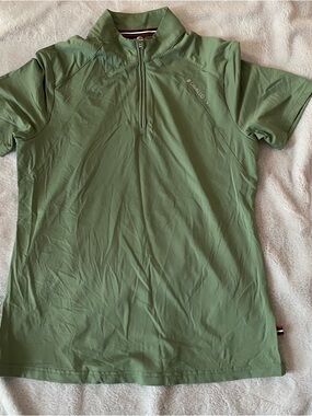 Cavallo women’s Cava Functional half zip short sleeve training shirt